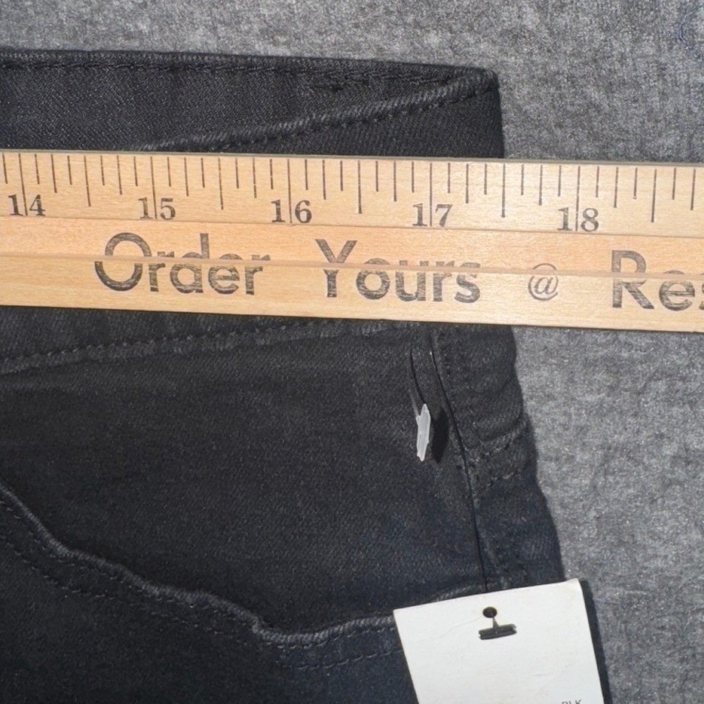 Volcom Mens Solver Modern Straight Stretch Denim Black Jeans Dark Wash 34x32 NEW - Picture 5 of 9